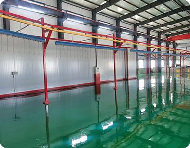 噴粉生產(chǎn)線(xiàn)